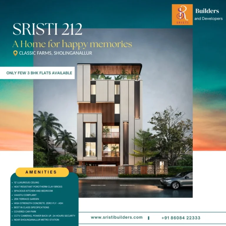 Instagram post from sristibuilders. This post is in position 14.