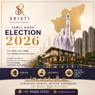 Instagram post from sristibuilders. This post is in position 1.